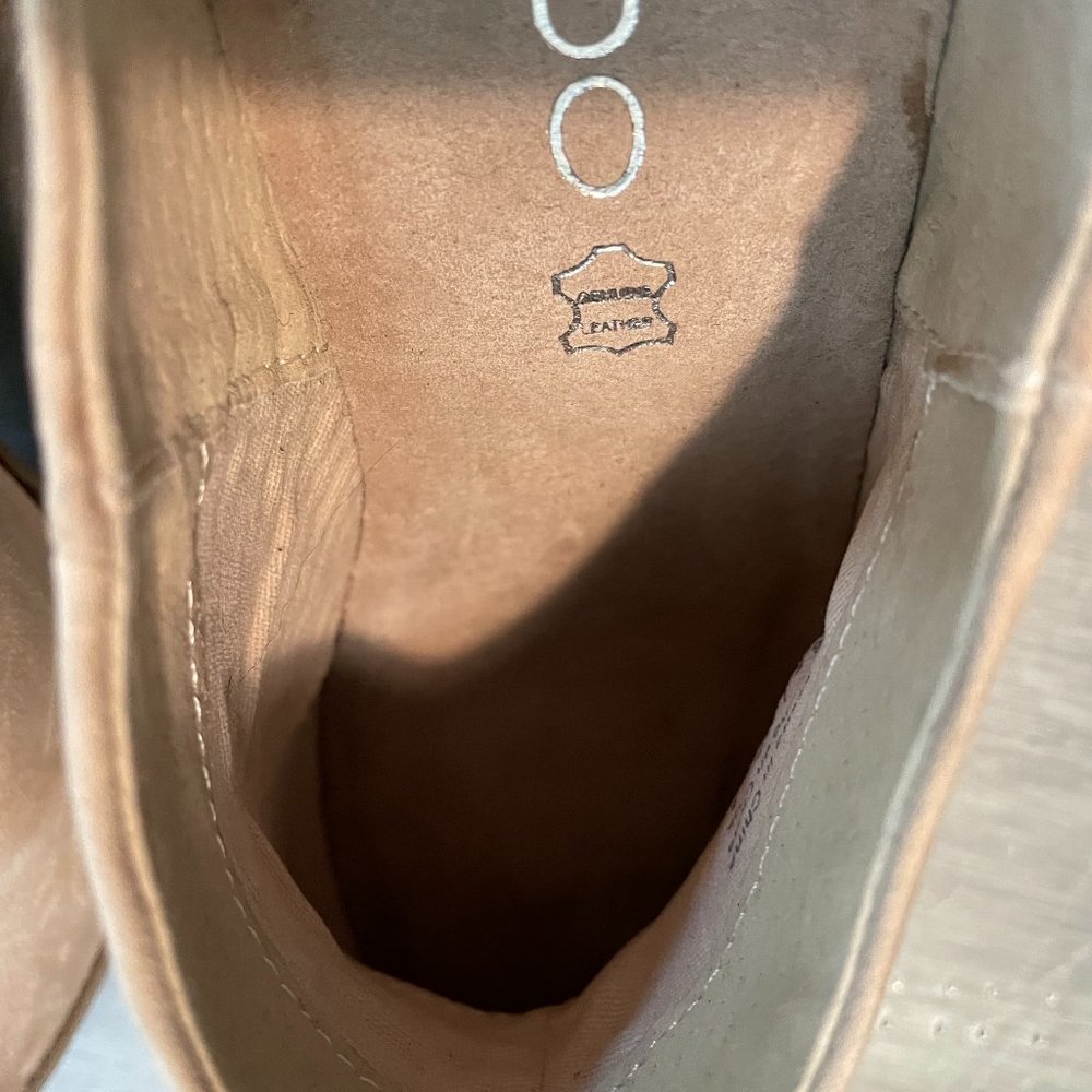 Like new ALDO Distressed Leather Mariotta boots botties mules 37/6.5 - Picture 7 of 13